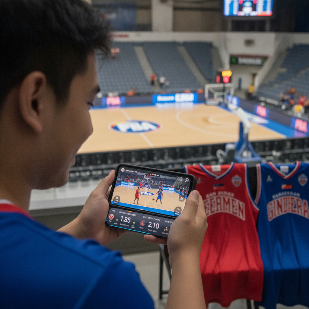 Illustration: How to Bet on PBA Games on Super JD: Sports Betting Walkthrough